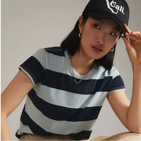 Clare V. Rugby Stripe Tee XXL NWT - Picture 2 of 9